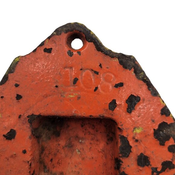 Old Standard Oil Tank Drum Cap #108 Iron Screw On Off Vintage - Picture 6 of 6